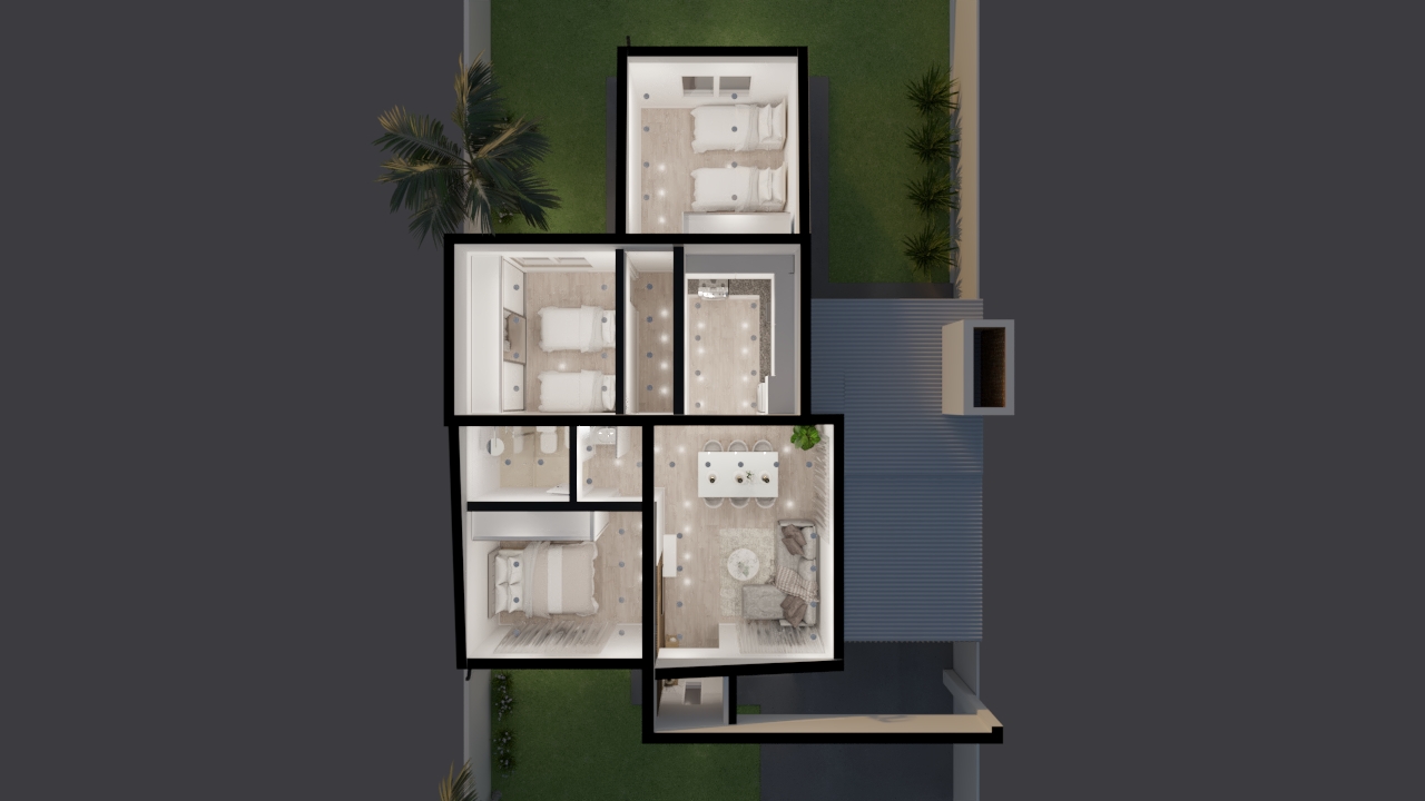 Casa Pampa dormitorio